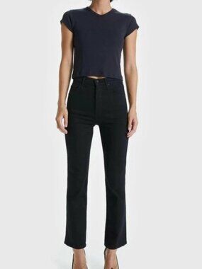 Mother Denim The Tripper in Not Guilty (Black) - 25